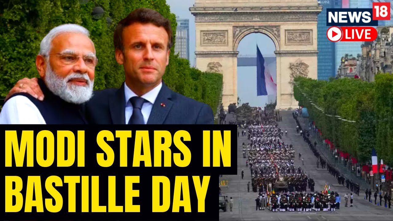 Emmanuel Macron & PM Modi Attend The Bastille Day Parade 2023 In Paris | PM Modi In France LIVE News
