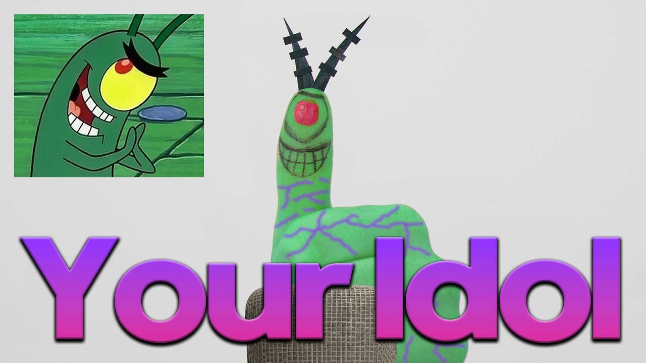 스폰지밥 캐릭터들이 부르는 Your Idol by. Saja Boys | SpongeBob Squarepants impression