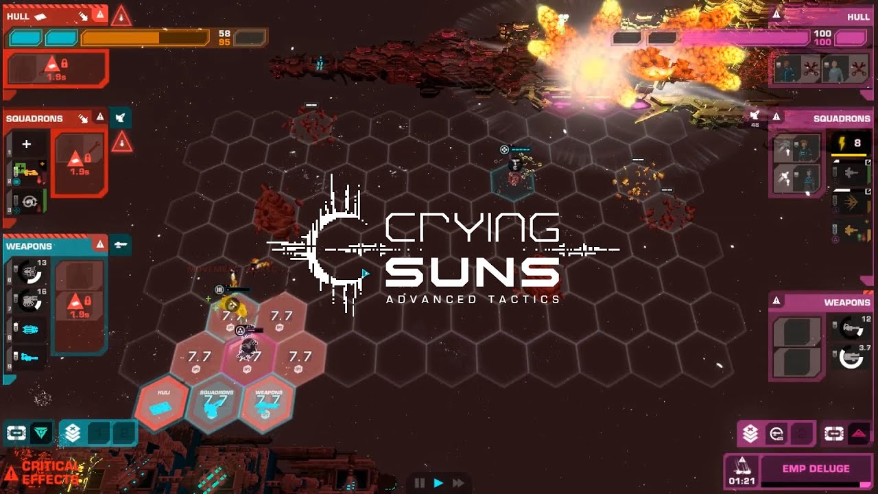 Crying Suns - Advanced Tactics - Gameplay - Boss fight 