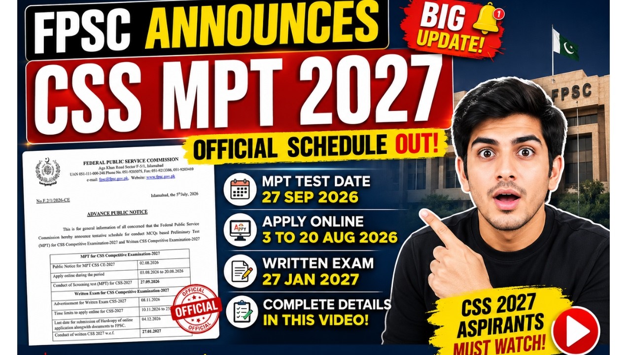CSS 2027 Schedule Released | Don't Miss These Critical Dates