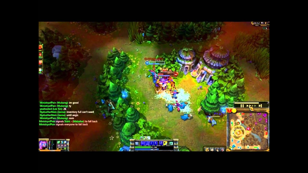 Malzahar kiting with Rylais