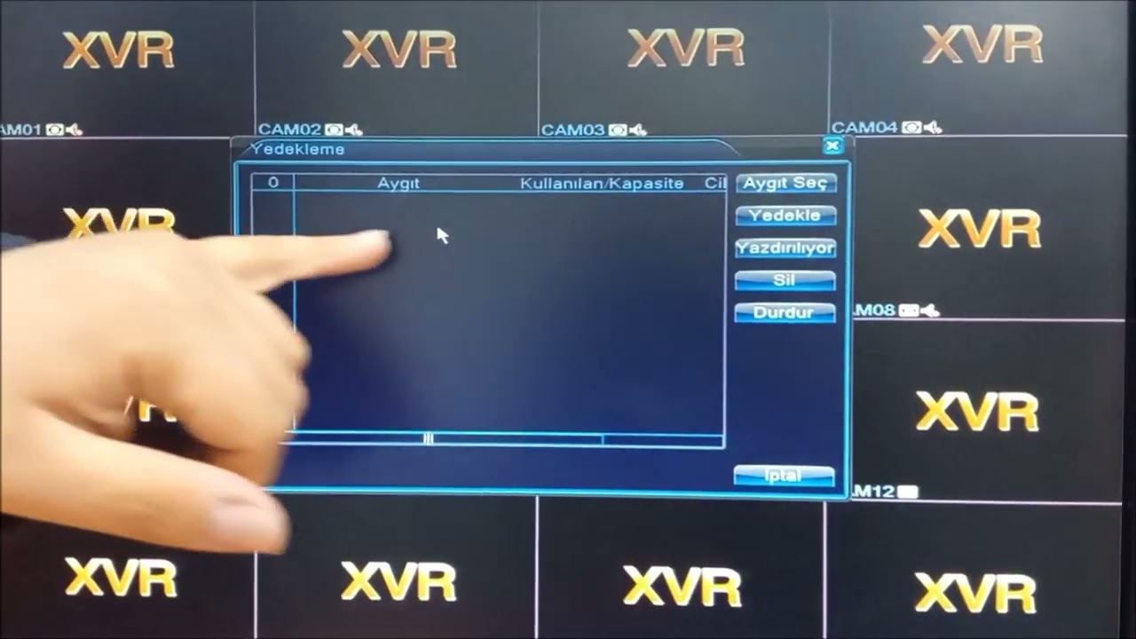 Kayıt Cihazlarında Kayıt Oynatma ve Yedekleme 2022