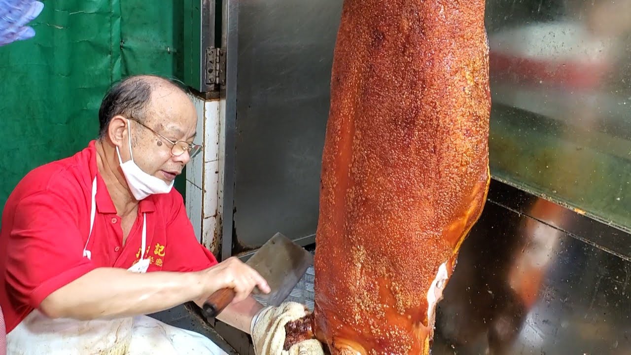 上海街爆汁#燒腩骨，玫瑰露#油鷄，斬脆皮#燒豬，肥美#燒豬，脆皮#燒乳豬，肥美腩仔#叉燒，#燒鴨 #旅游 #燒臘 #香港美食 #新強記 #香港茶餐廳 #香港燒鵝排名 #必食榜