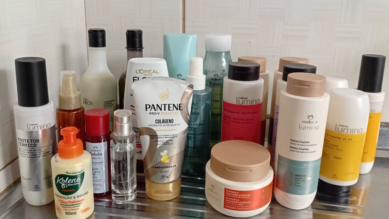 MEUS PRODUTOS DE CABELOS 💇‍♀️ 