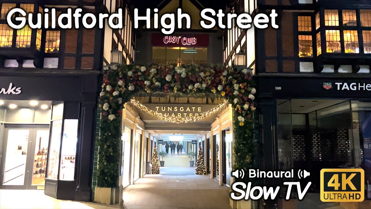 Enjoy Guildford's High Street Christmas Lights 2023