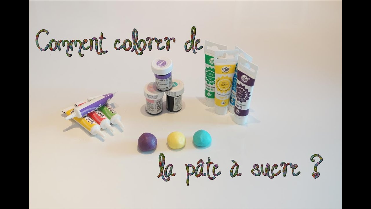 Comment colorer de la pâte à sucre ? | How to color the sugar paste ?