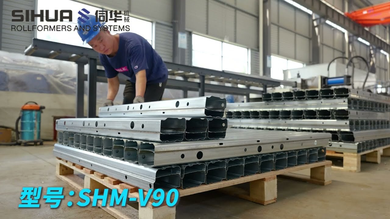 B car bumper profile roll forming machine 600T press machine