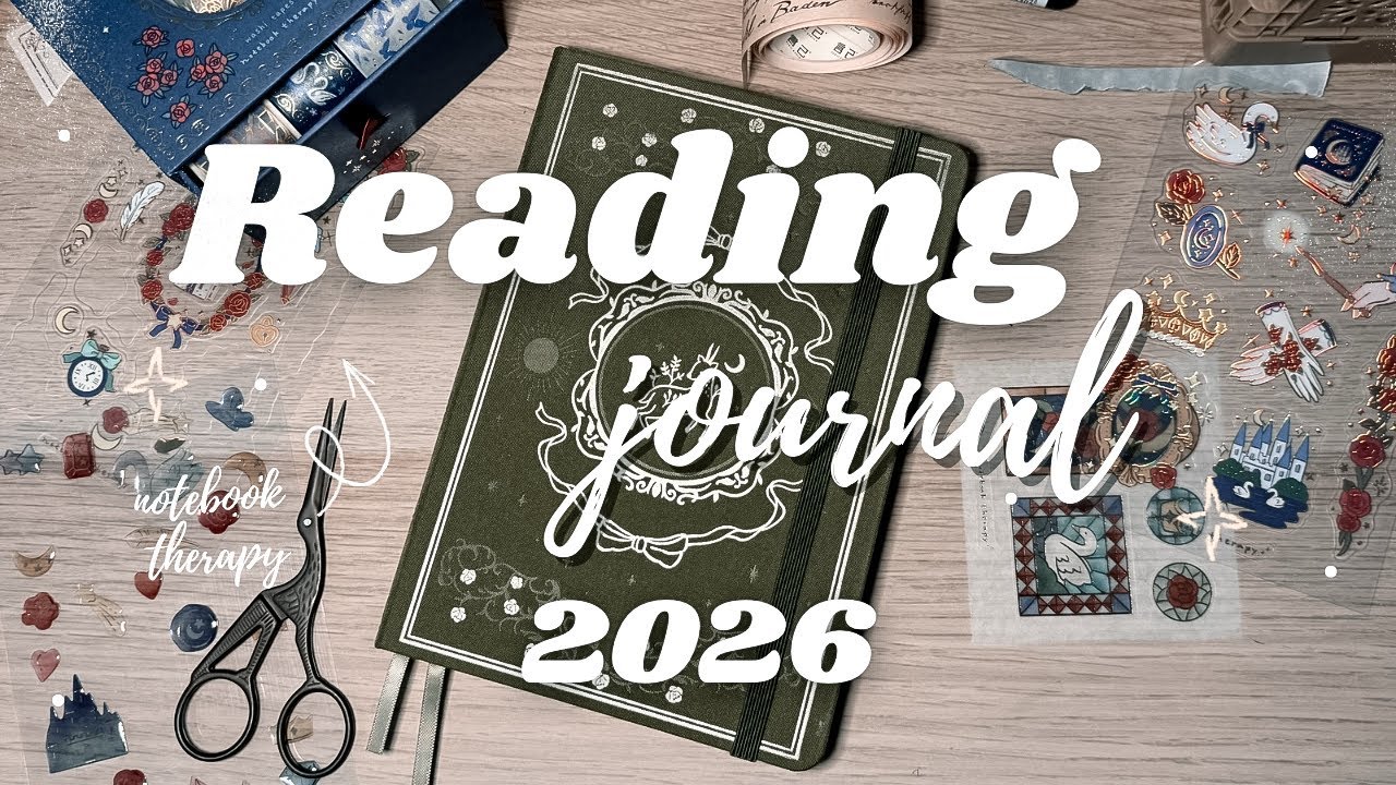🦢 READING JOURNAL 2026 | mes premières pages et présentation de mon matériel 📝