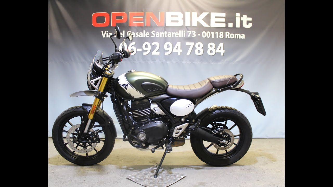 Triumph Scrambler 400 X Euro 5 Anno 06/2024 Km 3.500 - www.openbike.it