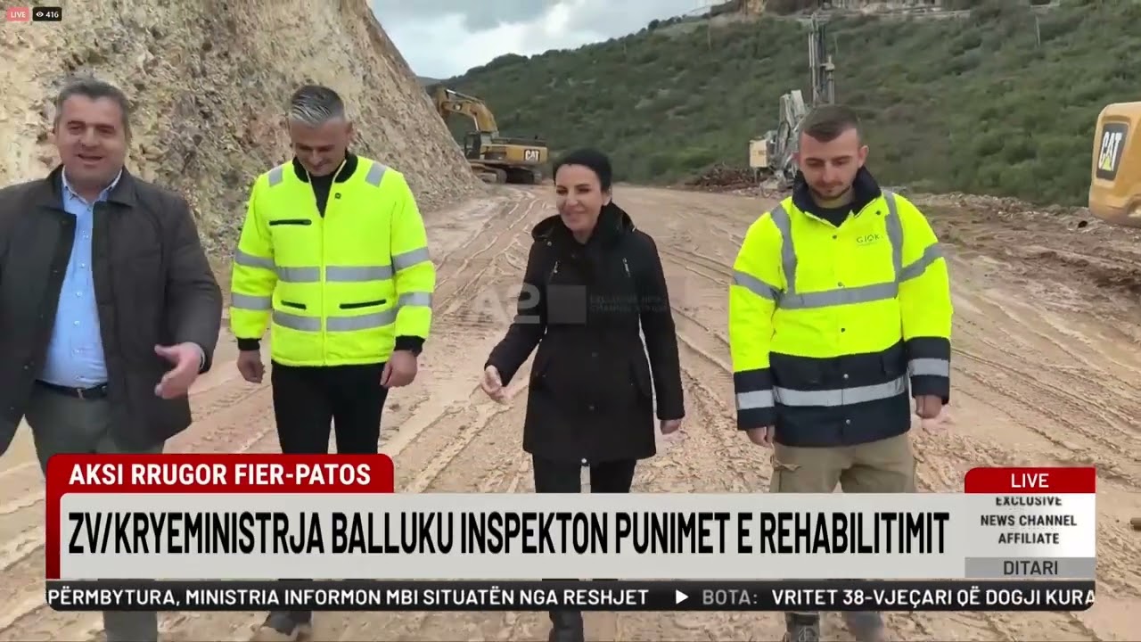 Vazhdon puna! Fier-Kthesa e Patosit-Fratar, 43 km rrugë, gati deri në…! Live me Belinda Ballukun