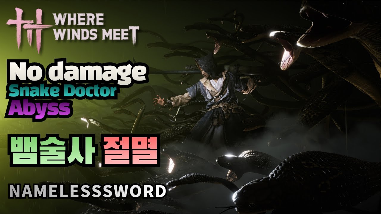 Where Winds Meet | Snake Doctor – No Damage(Nameless Sword & Spear)