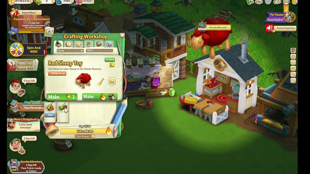 LEVEL UP TO 239  WORLD FAIR FARMVILLE 2