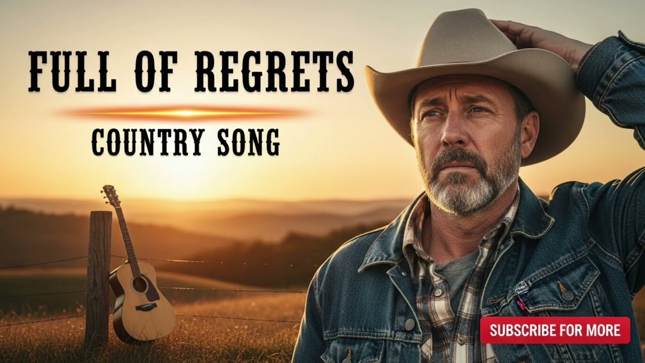 Full of Regrets - Johnny Cash | Classic Country Love Songs 60s - 70s - 80s & 90s