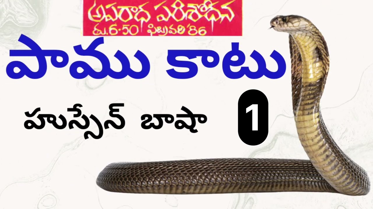 Pamukatu /పాము కాటుకు కారణం ఎవరు?, part 1 Thriller Audio |Sri Kadha Sudha
