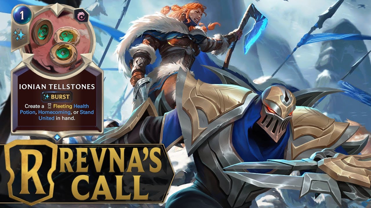 Revna, the Lorekeeper's Call - Zed Deck - Legends of Runeterra Worldwalker Gameplay