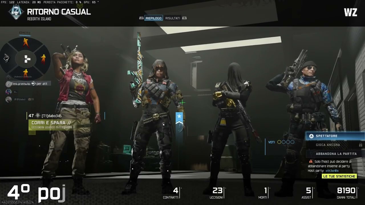 CALL OF DUTY  WARZONE RITORNO CASUAL EP  23