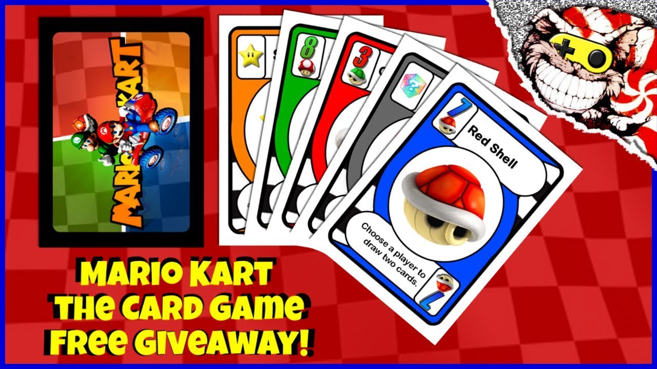 DIY Mario Kart the Card Game! Free game and giveaway!
