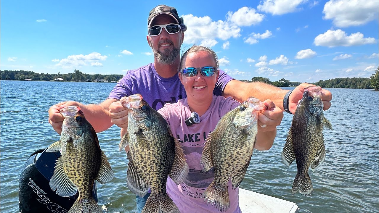 Best Crappie Lake in Louisiana for black crappie.