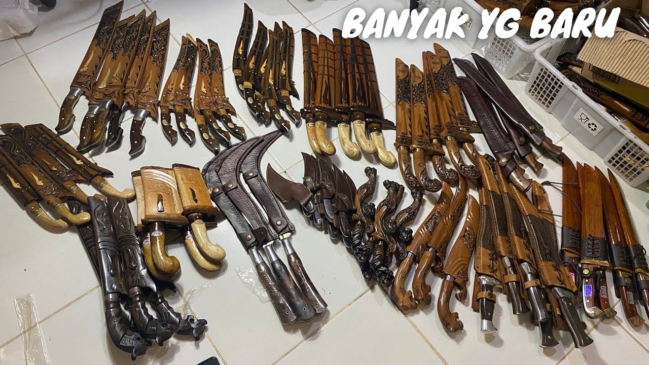UPDATE STOCK AWAL TAHUN || MACAM MACAM GOLOK SISIT KUJANG CR