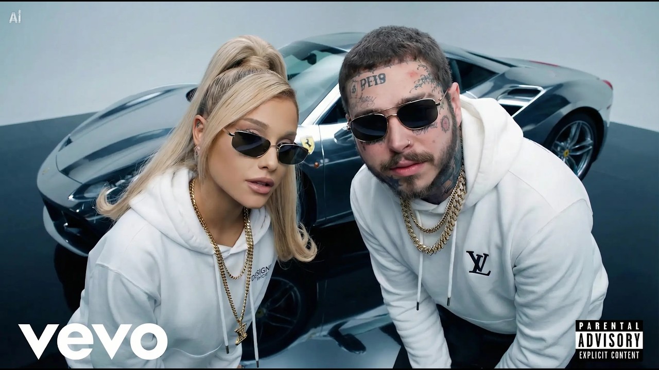 Ariana Grande, Post Malone – Midnight Energy (ft. Wiz Khalifa) | Official Lyrics Video