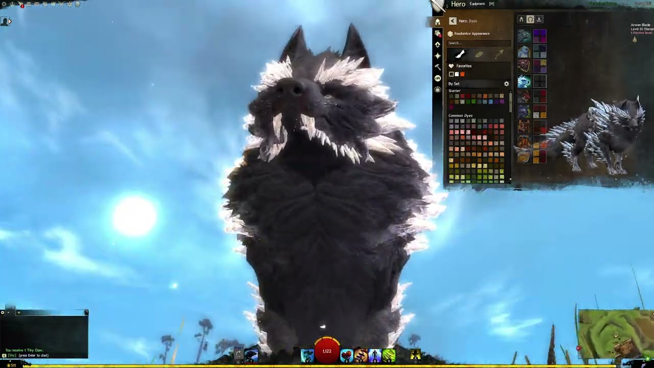 Guild Wars 2 - Glacial Wolf Skin