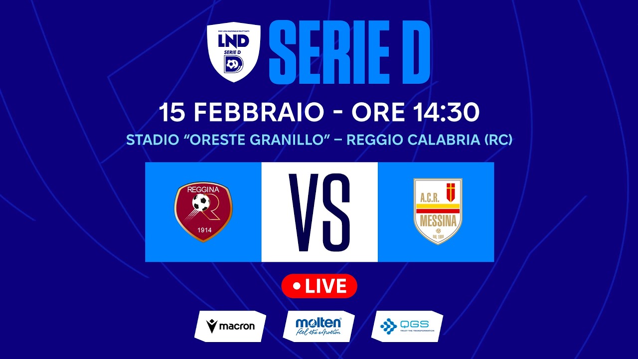SERIE D 2025-2026 | REGGINA - MESSINA | LIVE