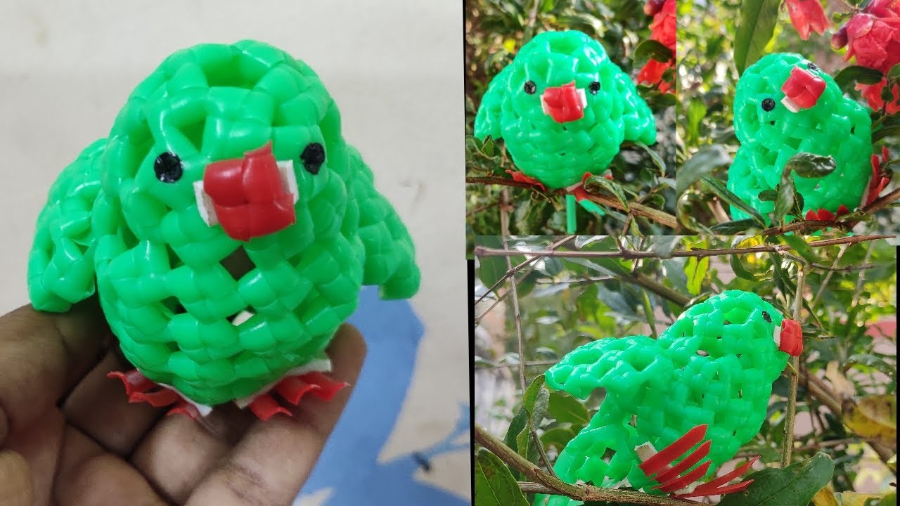 Plastic Wire Sparrow Making in tamil / பிளாஸ்டிக் வயர் குருவி..!