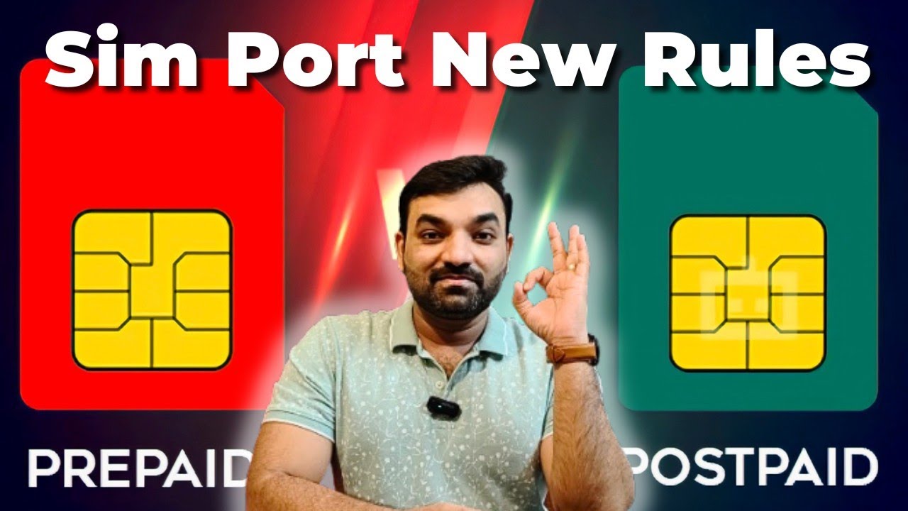 Prepaid & Postpaid sim New Rules | Mobile number Portability #telecom #simport #jio #airtel