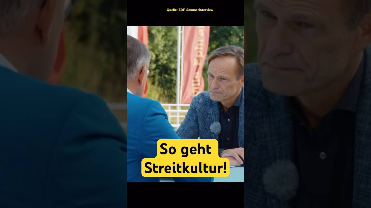 Beispielhaft f&uuml;r andere Journalisten - ZDF Mann #schmiese mit Respekt vor #chrupalla 💥