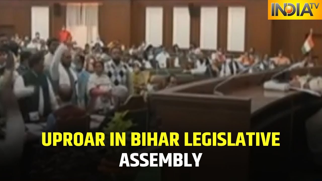 Big Uproar In Bihar Legislative Assembly After Lalu Yadav's Audio Tape Gets Exposed