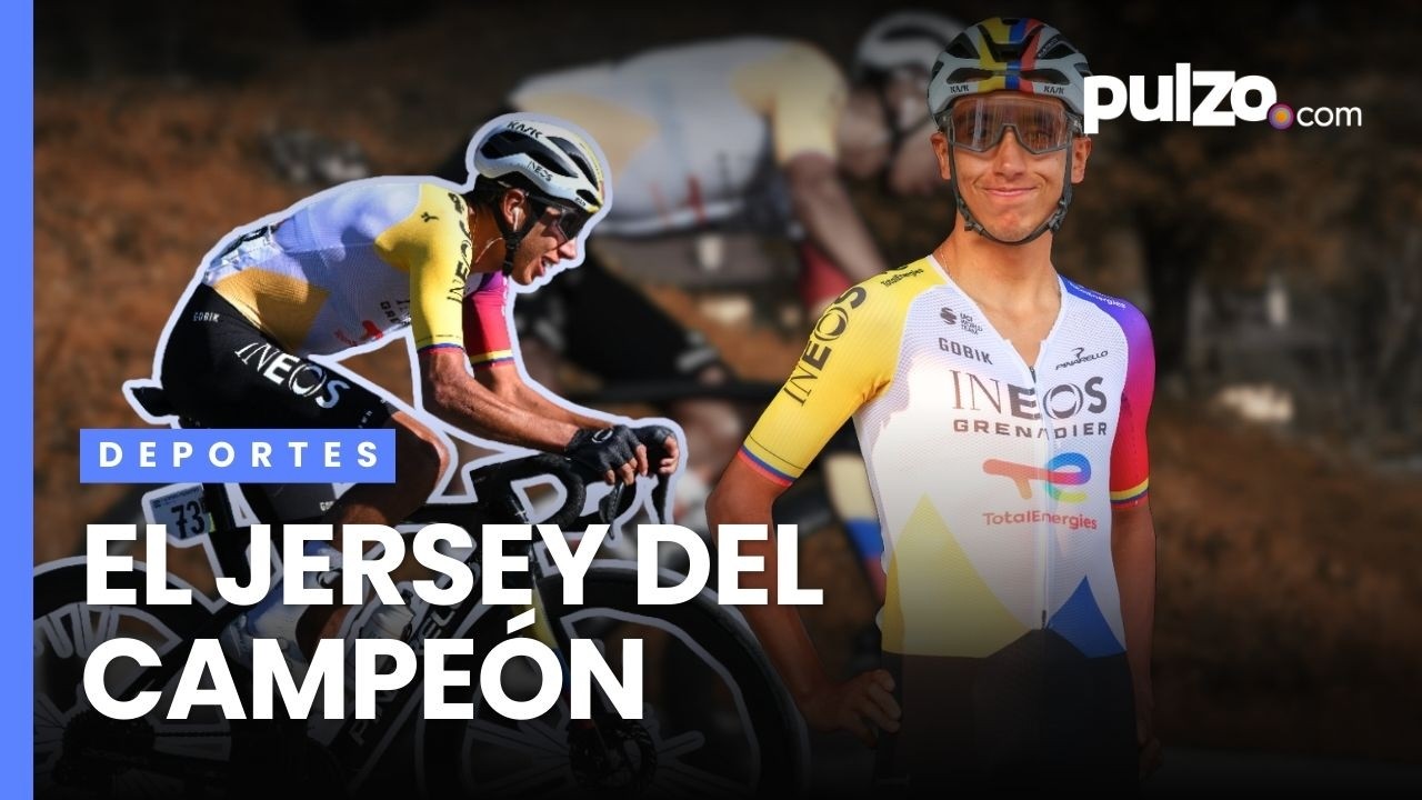 &iquest;C&oacute;mo se dise&ntilde;&oacute; el 'jersey' de campe&oacute;n nacional de Egan Bernal? - Pulzo Deportes | Pulzo