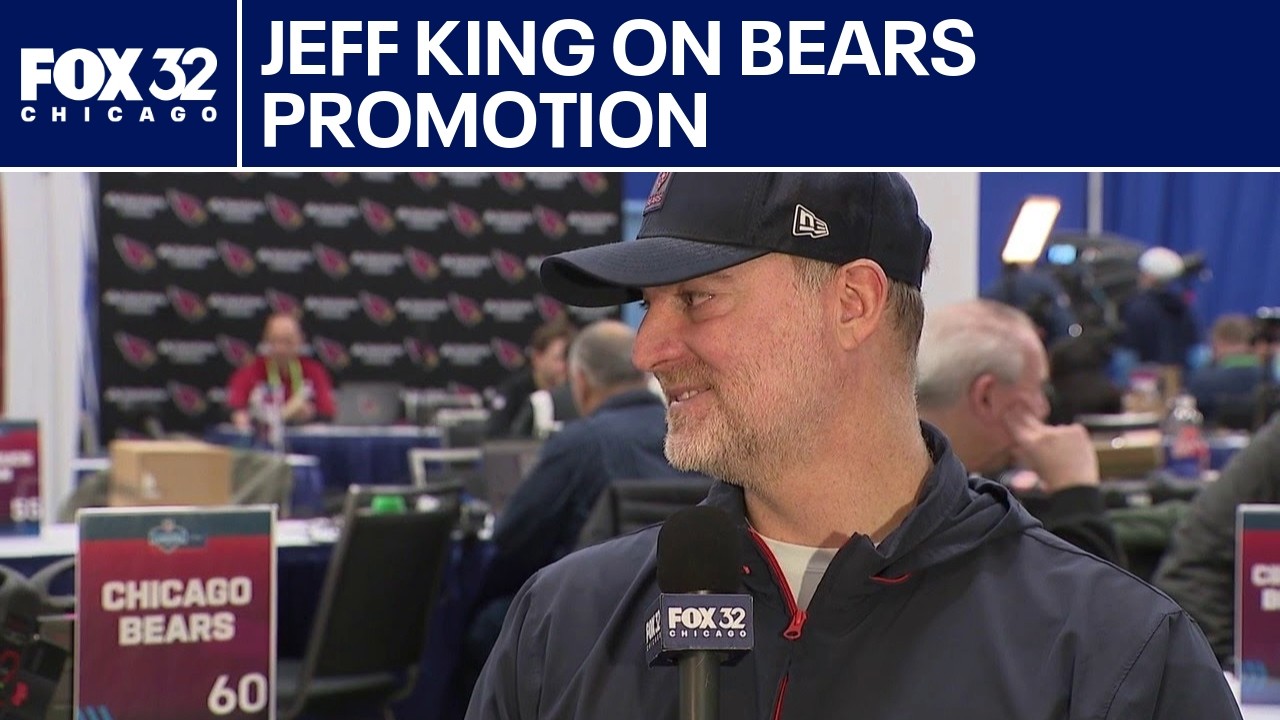 Jeff King talks about his promotion to Chicago Bears assistant GM and the future at Halas Hall
