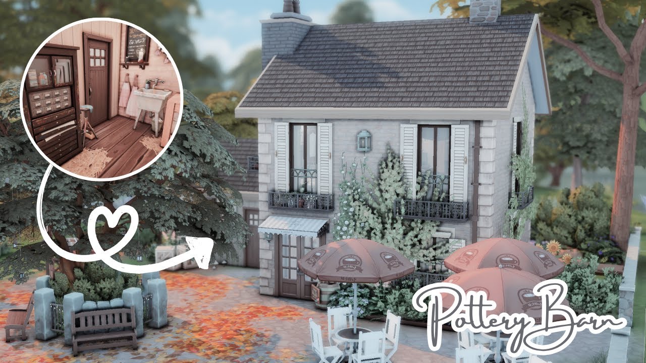 Sims 4 || Cottage || Pottery Barn || Hobbies & Business || Windenburg Build || Stop Motion || No CC