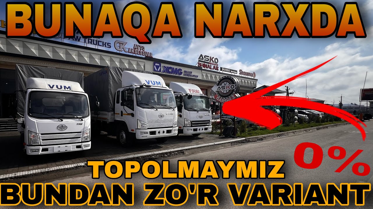 YANGI KIRIP KELGAN FAW ZAVOD O’ZIMIZDA BIZ KUTGAN KUNLAR KELDI