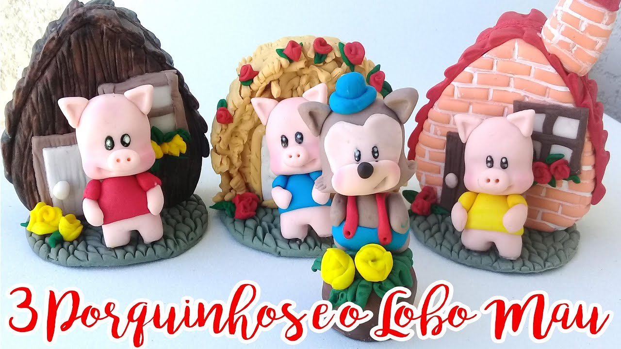 Como Fazer Casinha Decorada de Chocolate no TEMA 3 Porquinhos e Bombom Lobo Mau