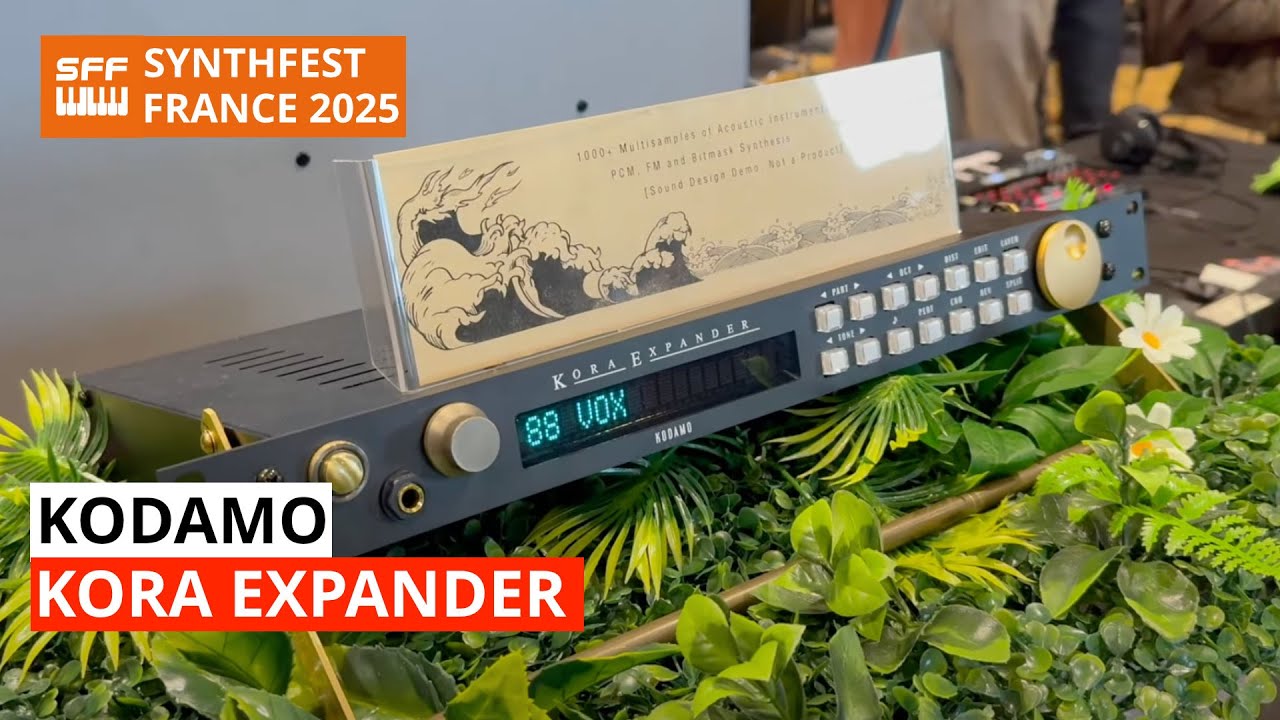 Kodamo Kora Expander - Comeback Of The Rackmount PCM Synthesizers? | SynthFest France 2025