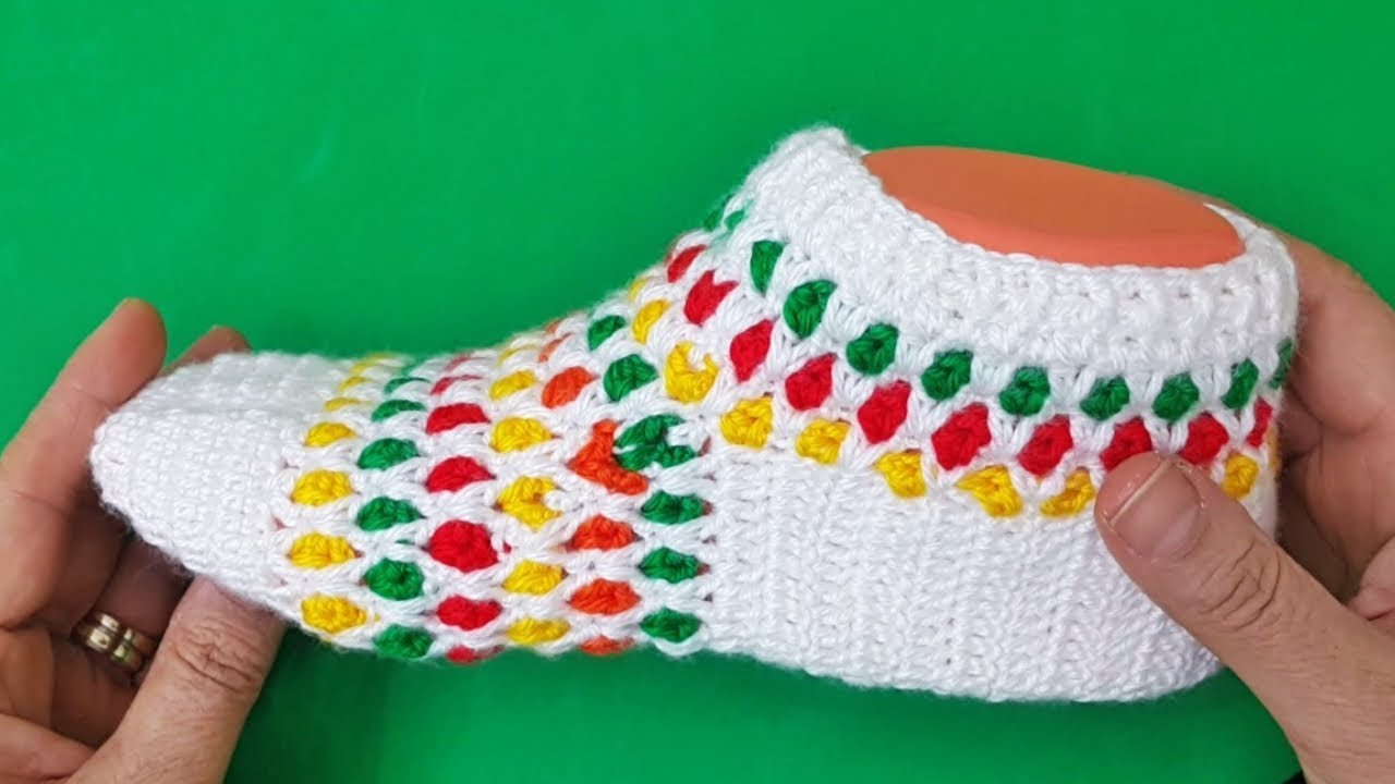 İki şişle bal peteği bot patik yapımı │Kolay Çeyizlik Örgü Modelleri