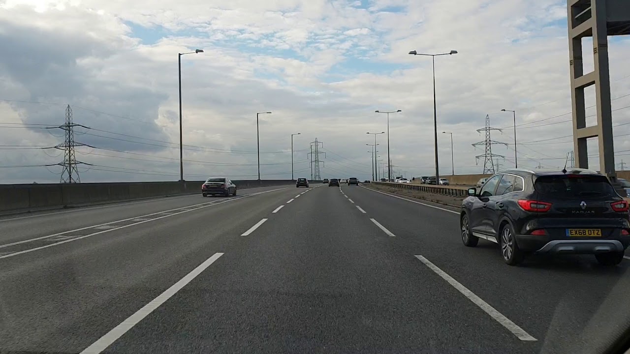 M25 pass jct. 29 to Beckton Triangle Retail Park E6 51019