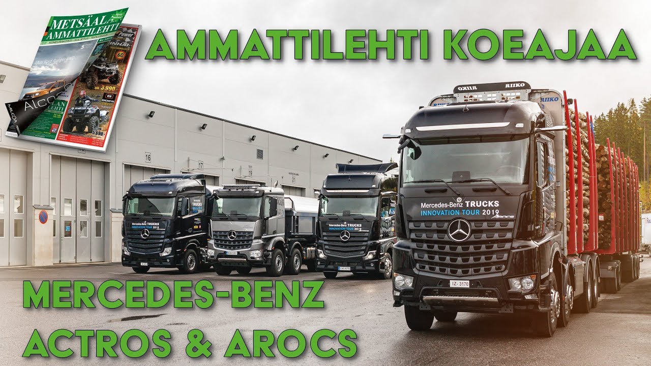 Ammattilehti koeajaa Mercedes-Benz Actros & Arocs