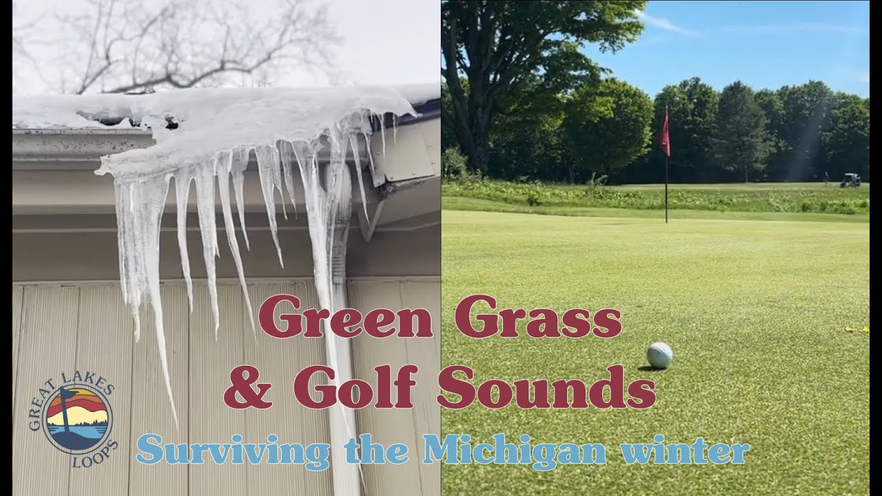 It's winter in Michigan... I needed to see green grass and hear golf sounds.