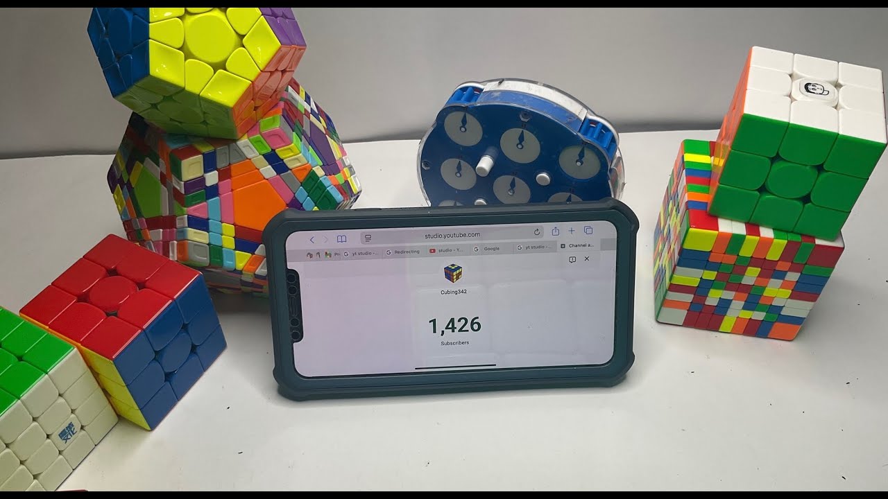 Let’s get to 1475subs while I practice cubes on and off
