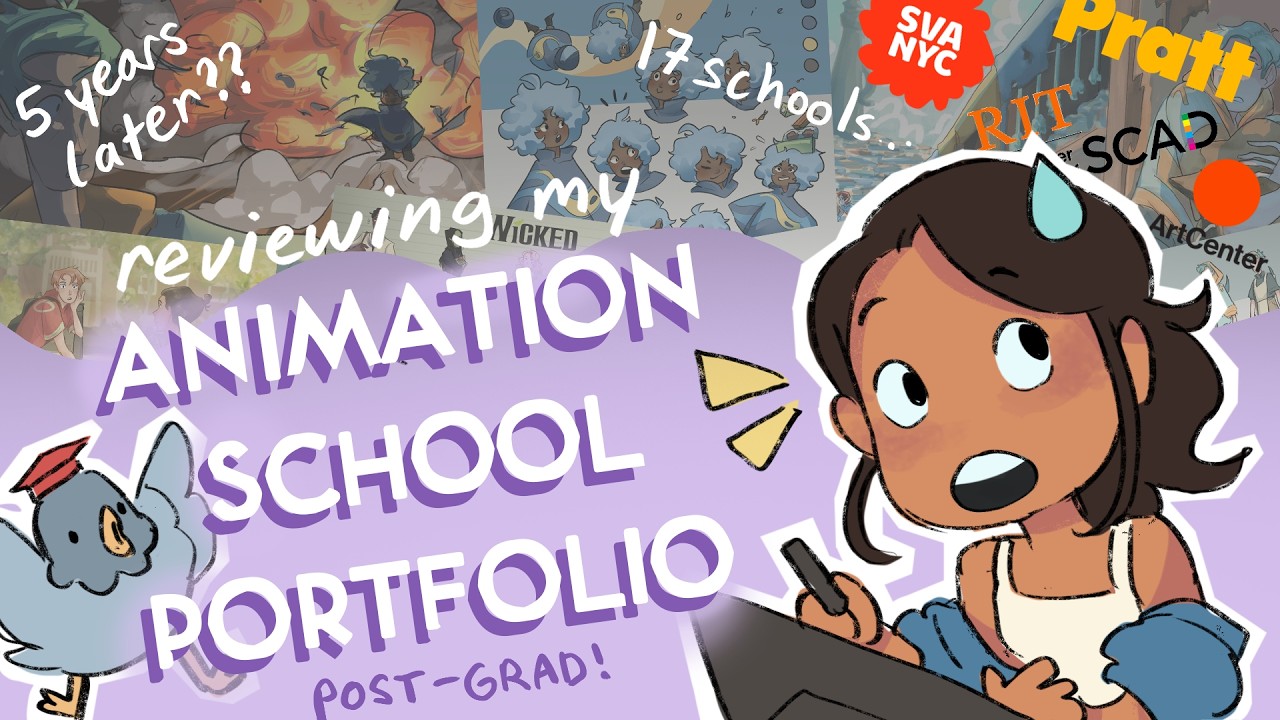 My Accepted Animation School Portfolio! + Tips from a College Grad || SVA, Art Center, SCAD