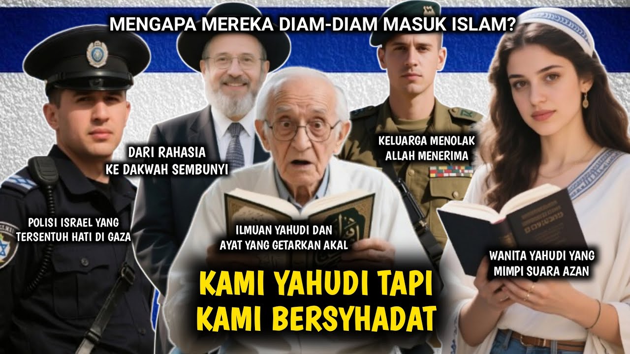 Mereka Yahudi... Tapi Diam-Diam Masuk Islam‼️ Dunia Tak Tahu Ini‼️