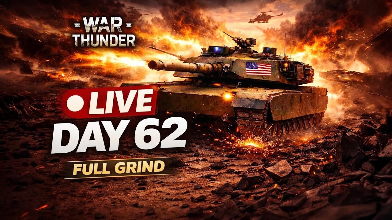 🔴62 DAYS STRONG 🇺🇸🔥 | WAR THUNDER AMERICAN TANK GRIND #warthunderlive #gaming #livestream