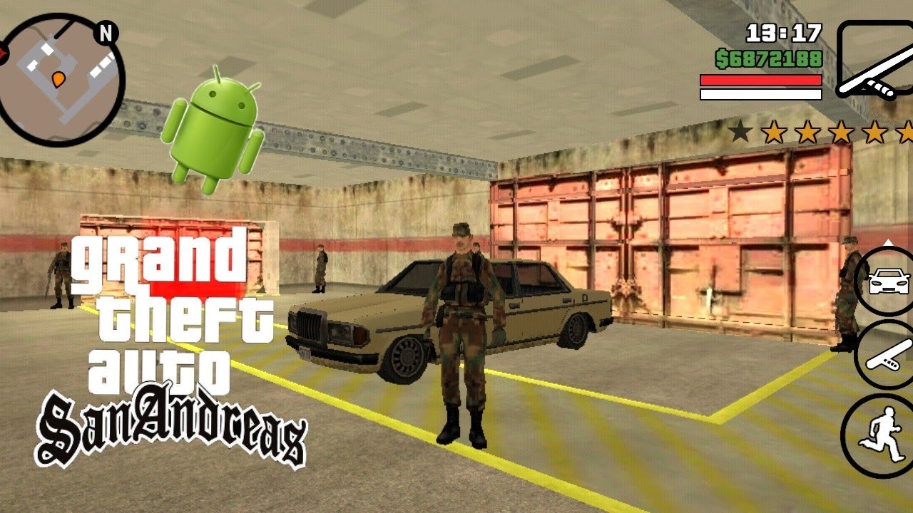 GTA San Andreas Android - mod Trabalho militar (Zona51) [ Cleo ]