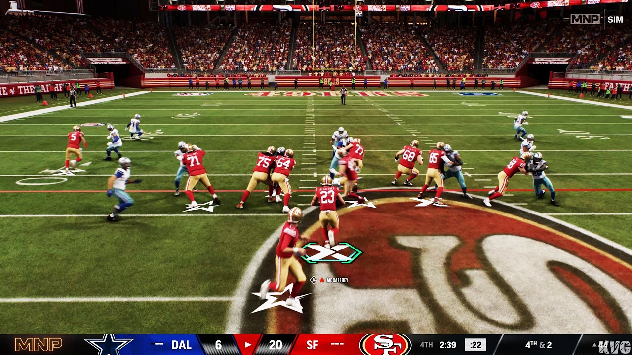 Madden NFL 27 &mdash; Dallas Cowboys против San Francisco 49ers &mdash; Геймплей (PS5 UHD) [4K60FPS]