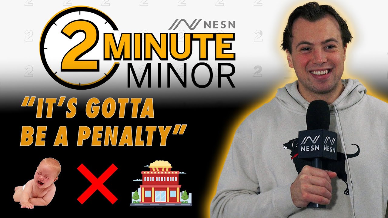 Bruins Charlie McAvoy NOT A FAN Of Babies At Movie Theaters | NESN Two-Minute Minor Interview