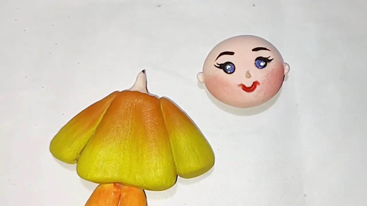CLAY Tutorial [[watch till end]] 😁😁😁 Doll 🎎