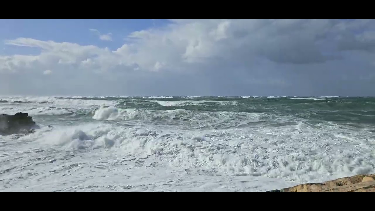 Storm in the sea