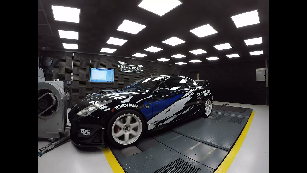 Celica Customz’ Blitz Supercharged 2ZZ-GE Dyno @ Hybrid Tune with ECU Master Black